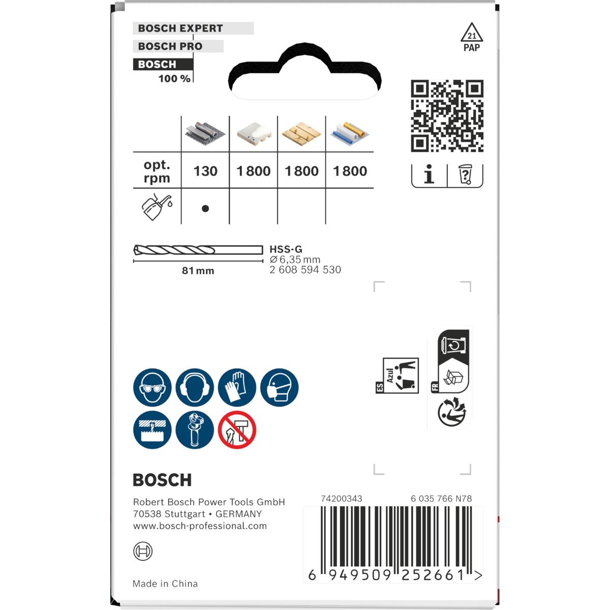 Bosch Multi Material Lochsäge mit Aufsteckhalter, 68 x 40 mm