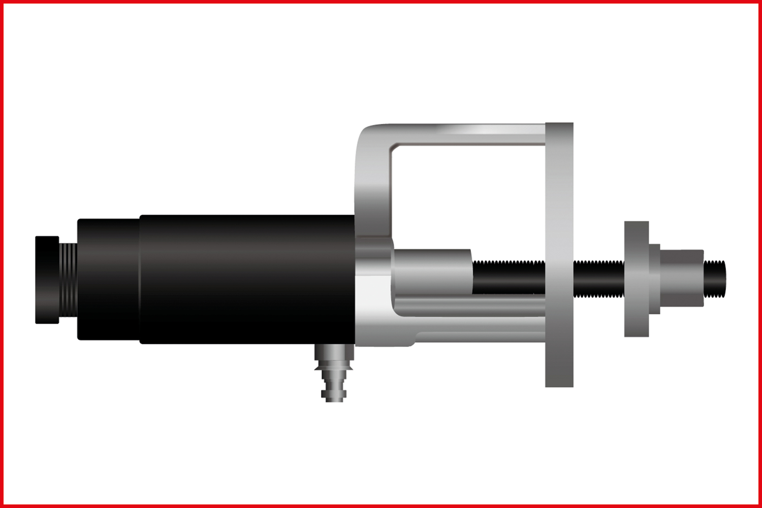 KS Tools Kurzhub-Hydraulikzylinder-Satz, 14t, 3-tlg