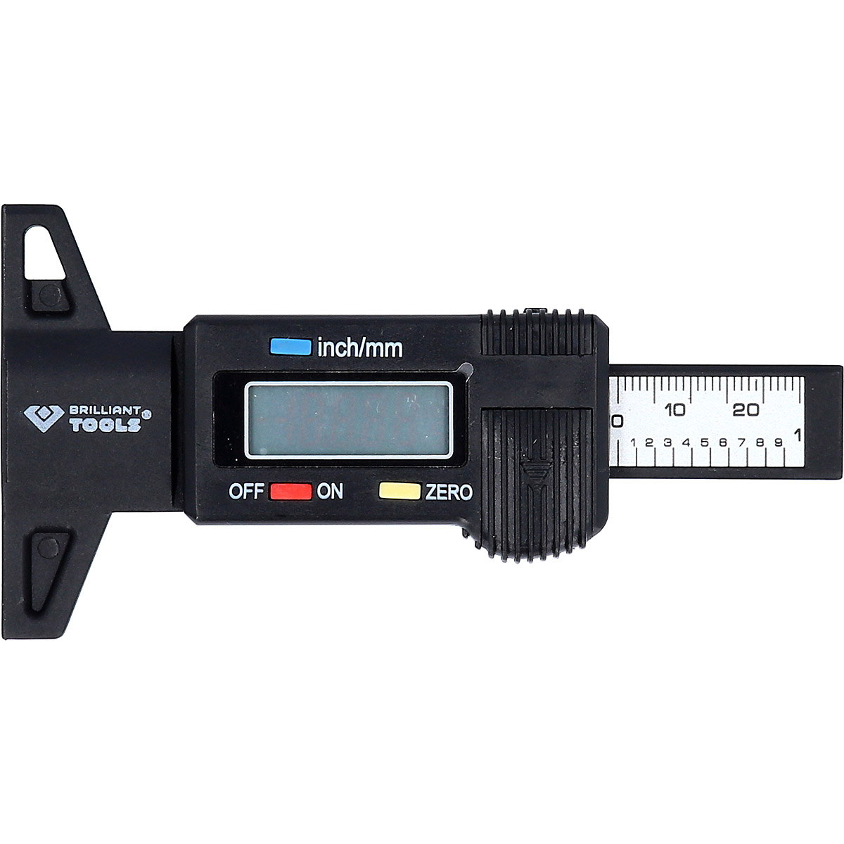 Brilliant Tools Digitaler-Tiefenmessschieber, 0 - 25 mm