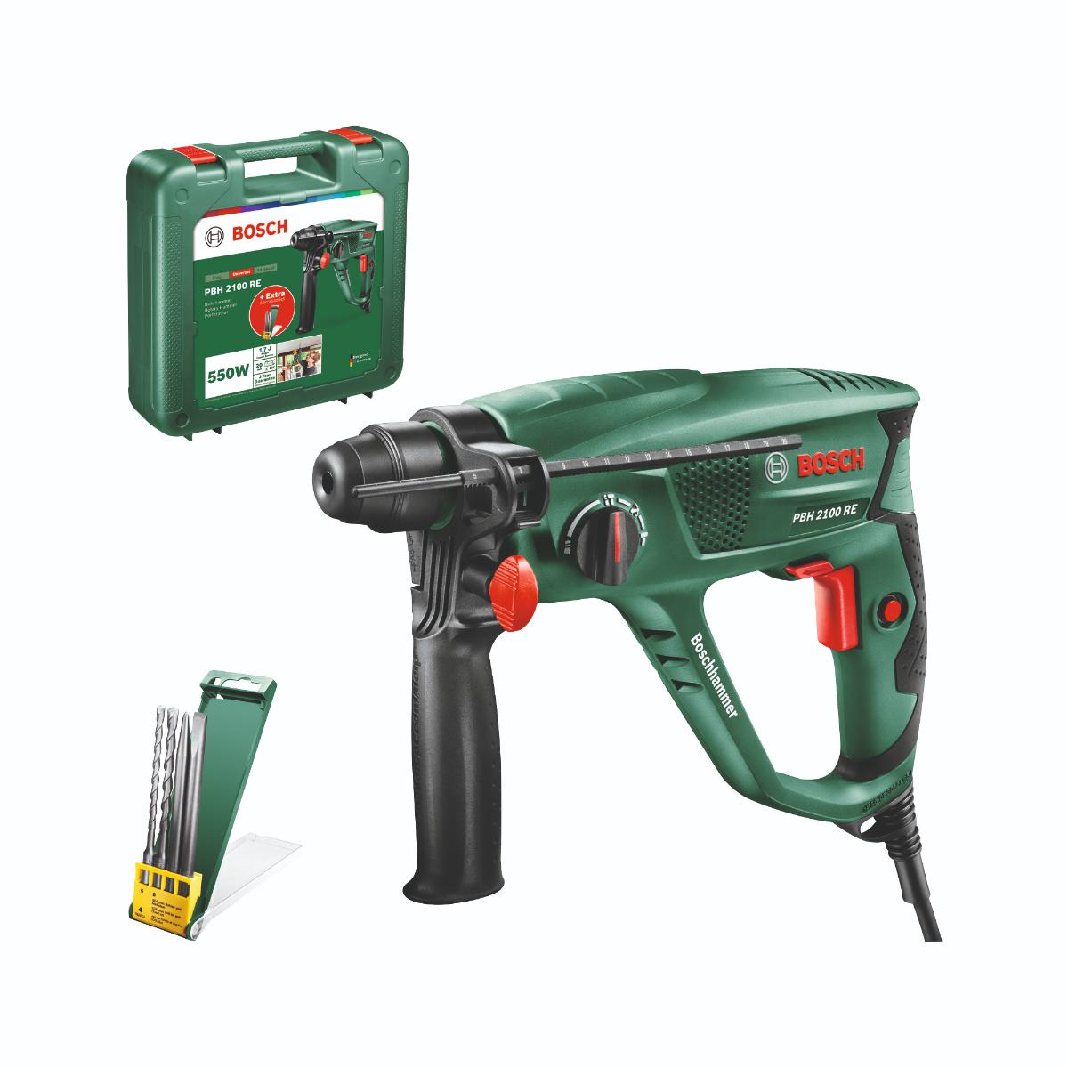 Bosch Bohrhammer PBH 2100 RE im Tragekoffer