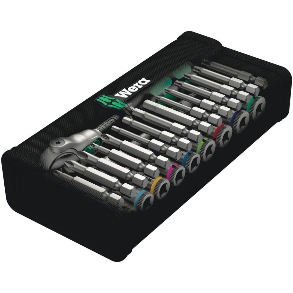 Wera 8100 SA 9 Zyklop Speed-Knarrensatz, 1/4"-Antrieb, zöllig, 28-teilig
