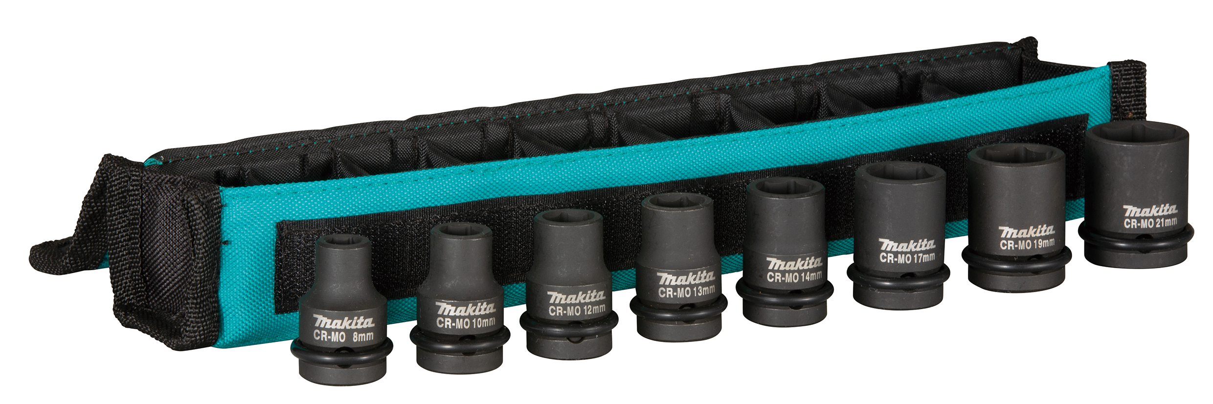 Makita Steckschlüssel-Set, 8-tlg. - 1/2" - E-02989