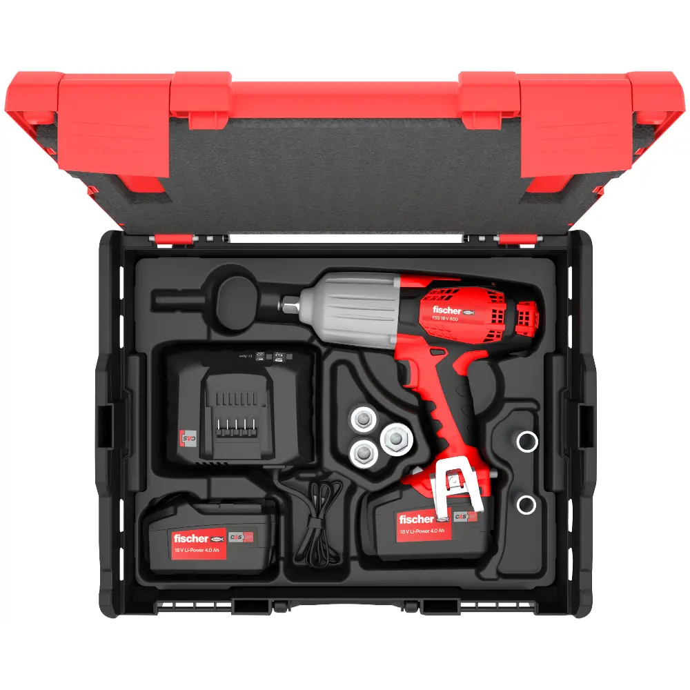 Fischer Akku-Schlagschrauber FSS 18V 600 + Batterie + Ladegerät