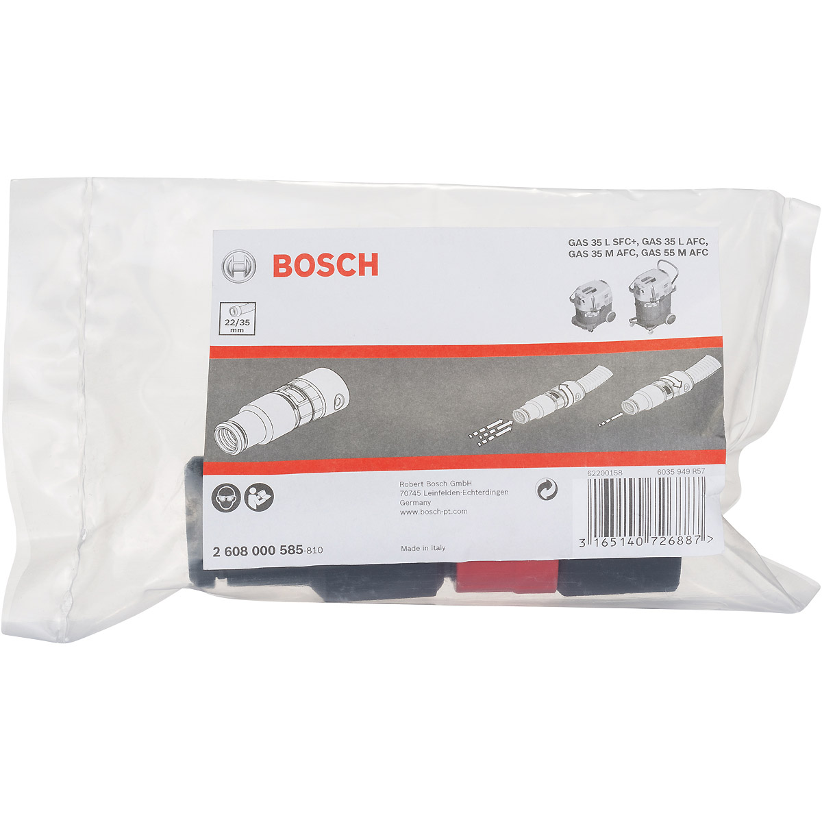 Bosch Werkzeugmuffe 22 mm, 35 mm, für GAS 35-55