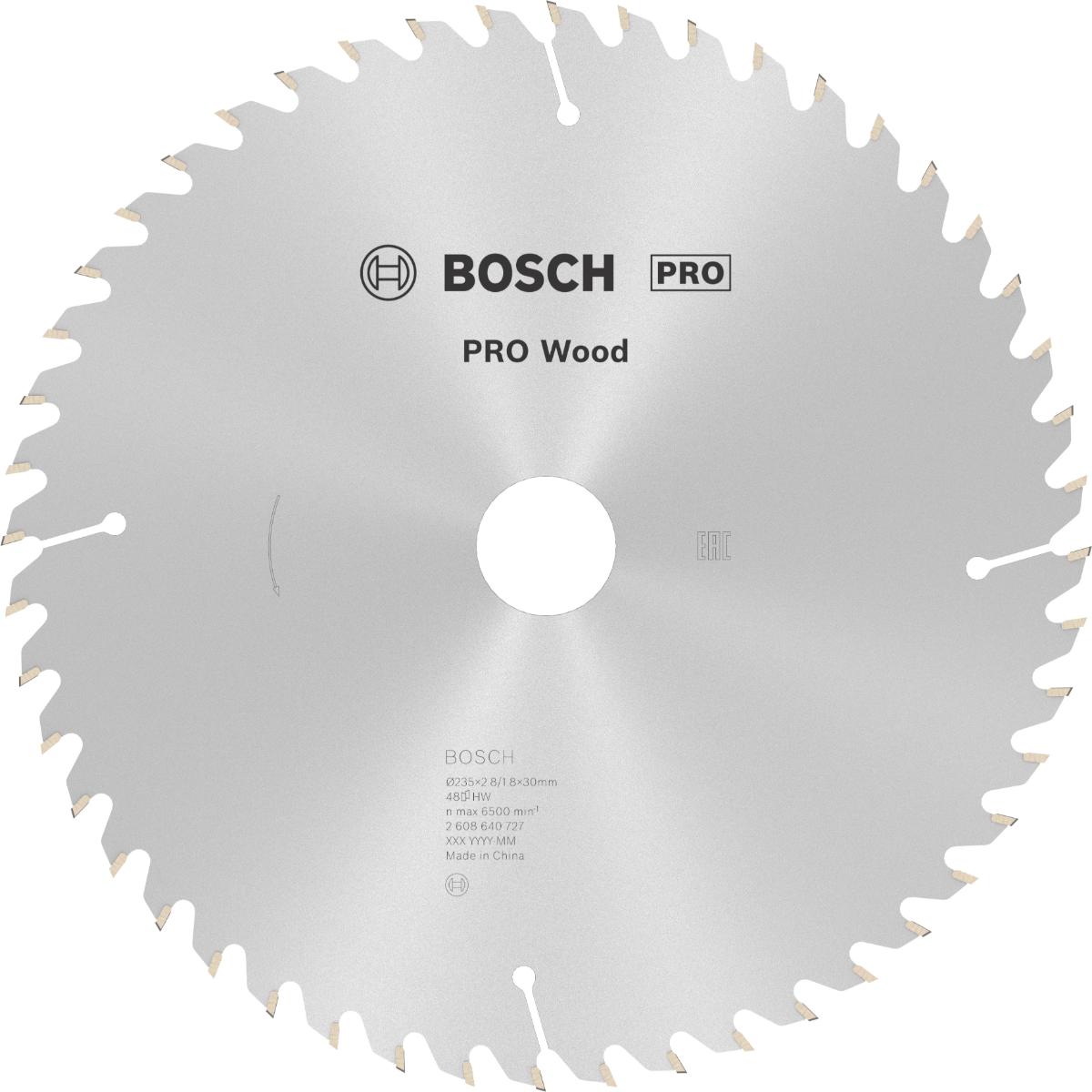 Bosch PRO Kreissägeblatt Optiline Wood für Handkreissägen ø 235 mm