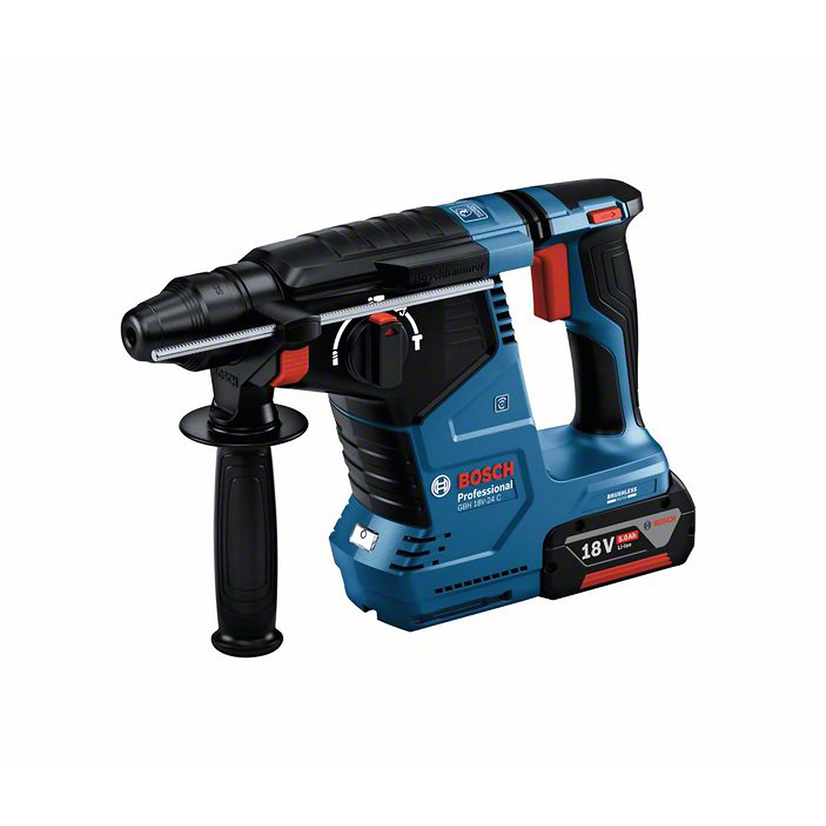 Bosch Akku-Bohrhammer mit SDS plus GBH 18V-24 C Solo