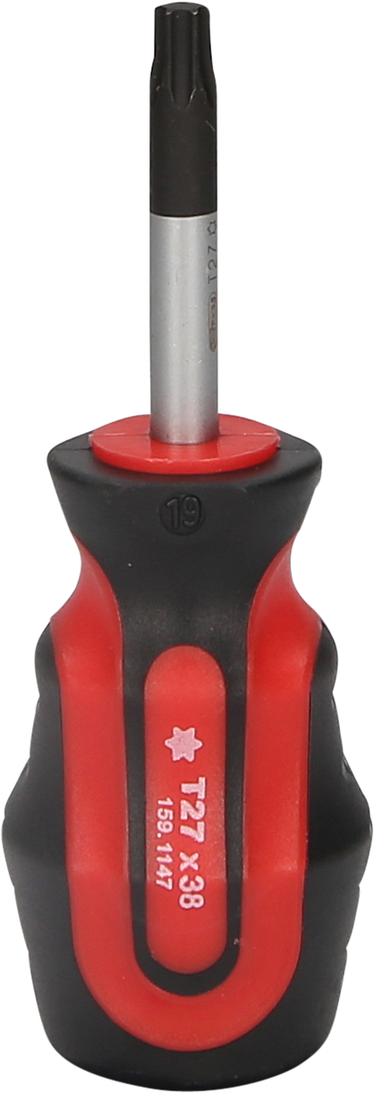 KS Tools ERGOTORQUEplus Schraubendreher, kurz, TORX®