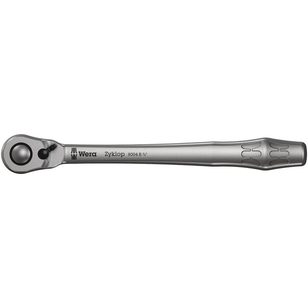 Wera 8004 B Zyklop Metal-Knarre mit Umschalthebel mit 3/8"-Antrieb