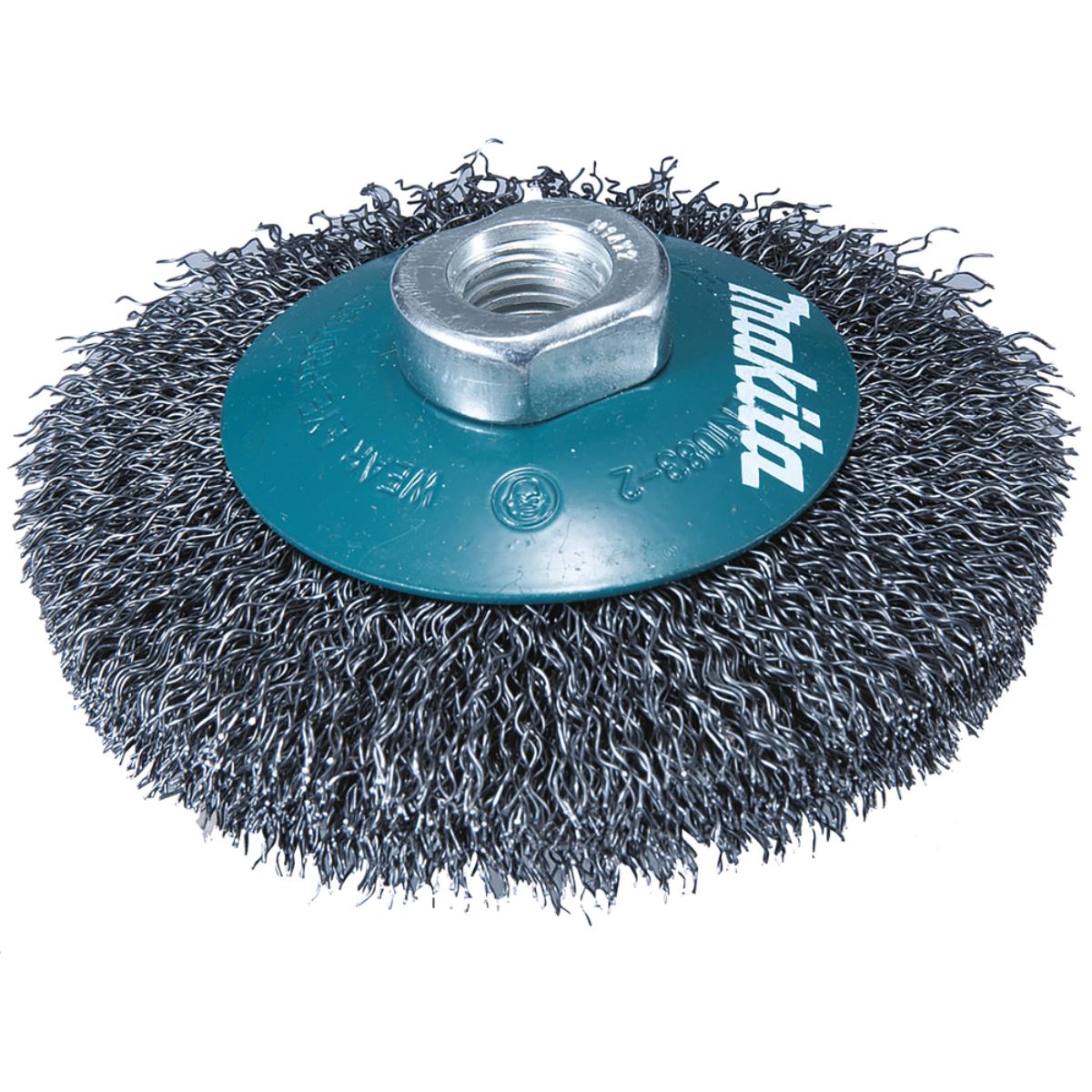 Makita Kegelbürste 115mm gewellt M14 - INOX - D-77562
