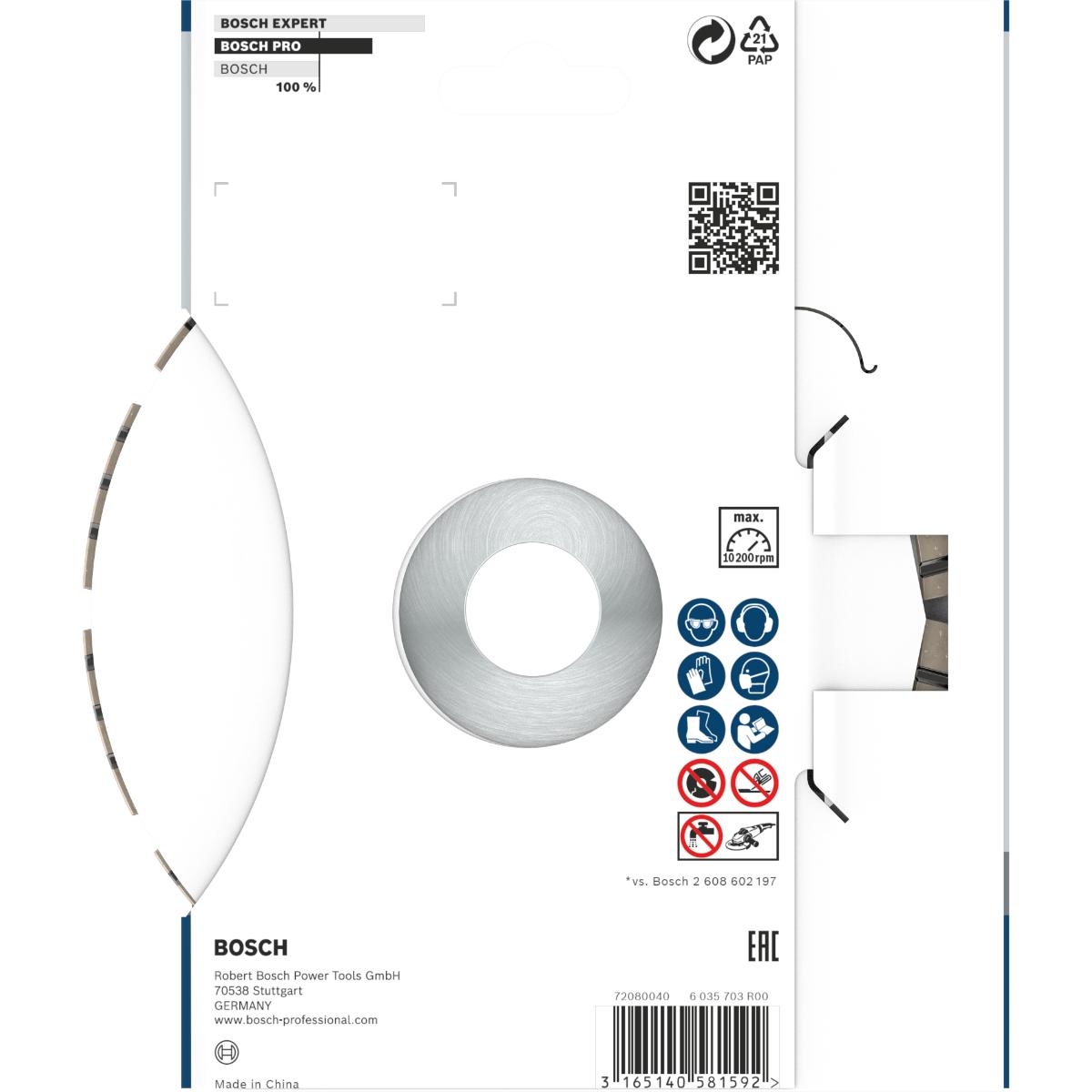 Bosch PRO Diamanttrennscheibe Best for Concrete