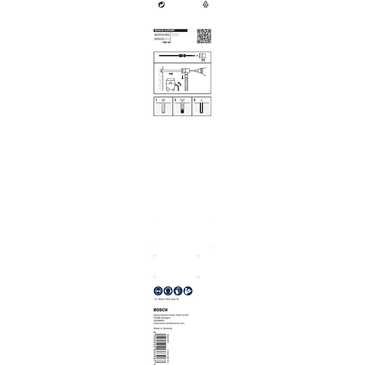 Bosch EXPERT SDS Plus Saugbohrer S