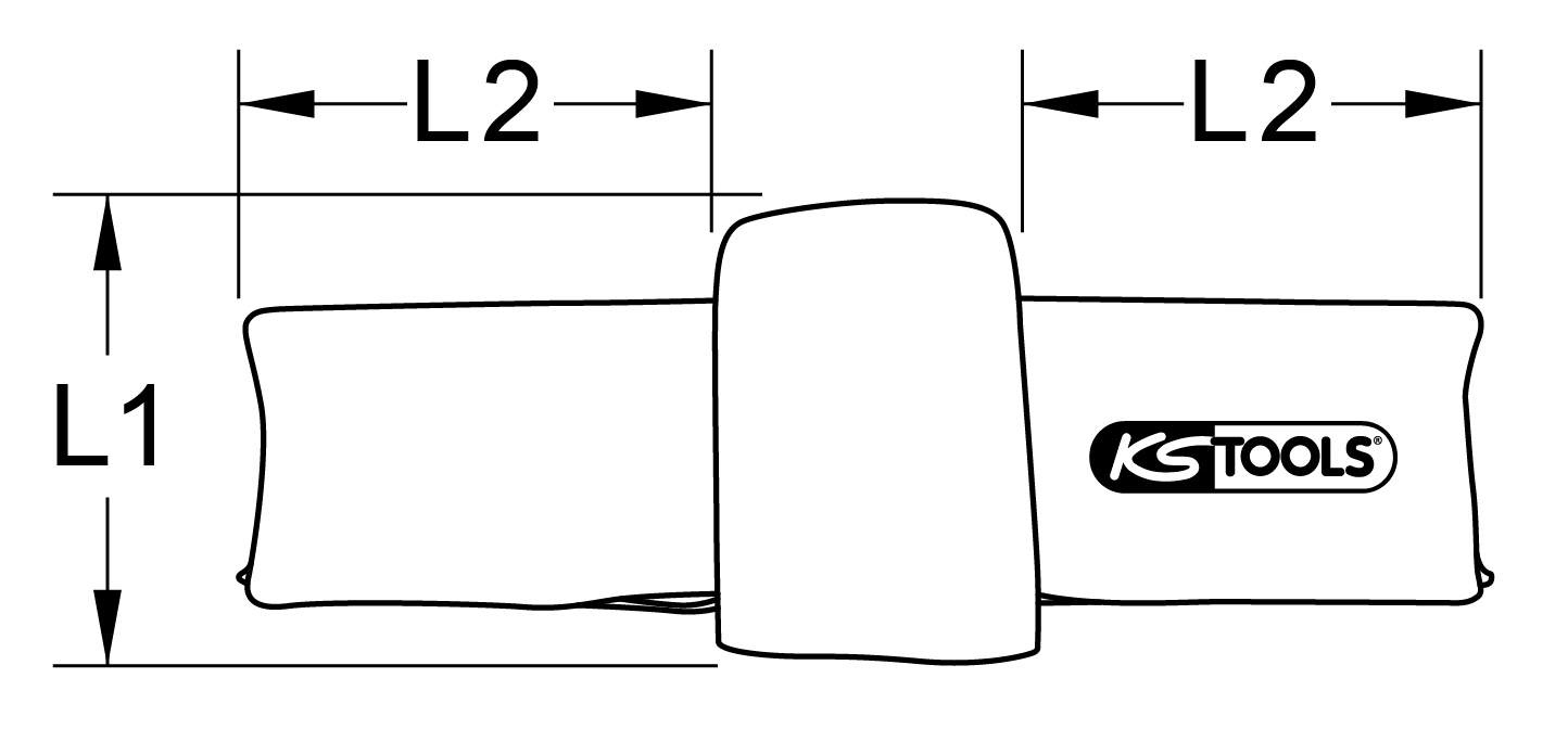 KS Tools Abdeck- und Schutzhaube mit Schutzisolierung