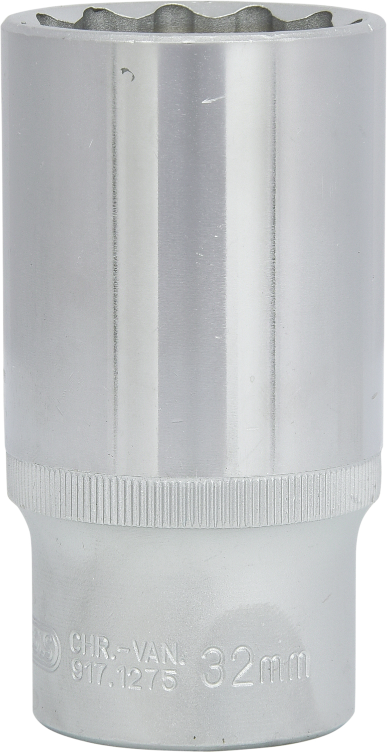 KS TOOLS 1/2" 12-kant-Stecknuss, lang