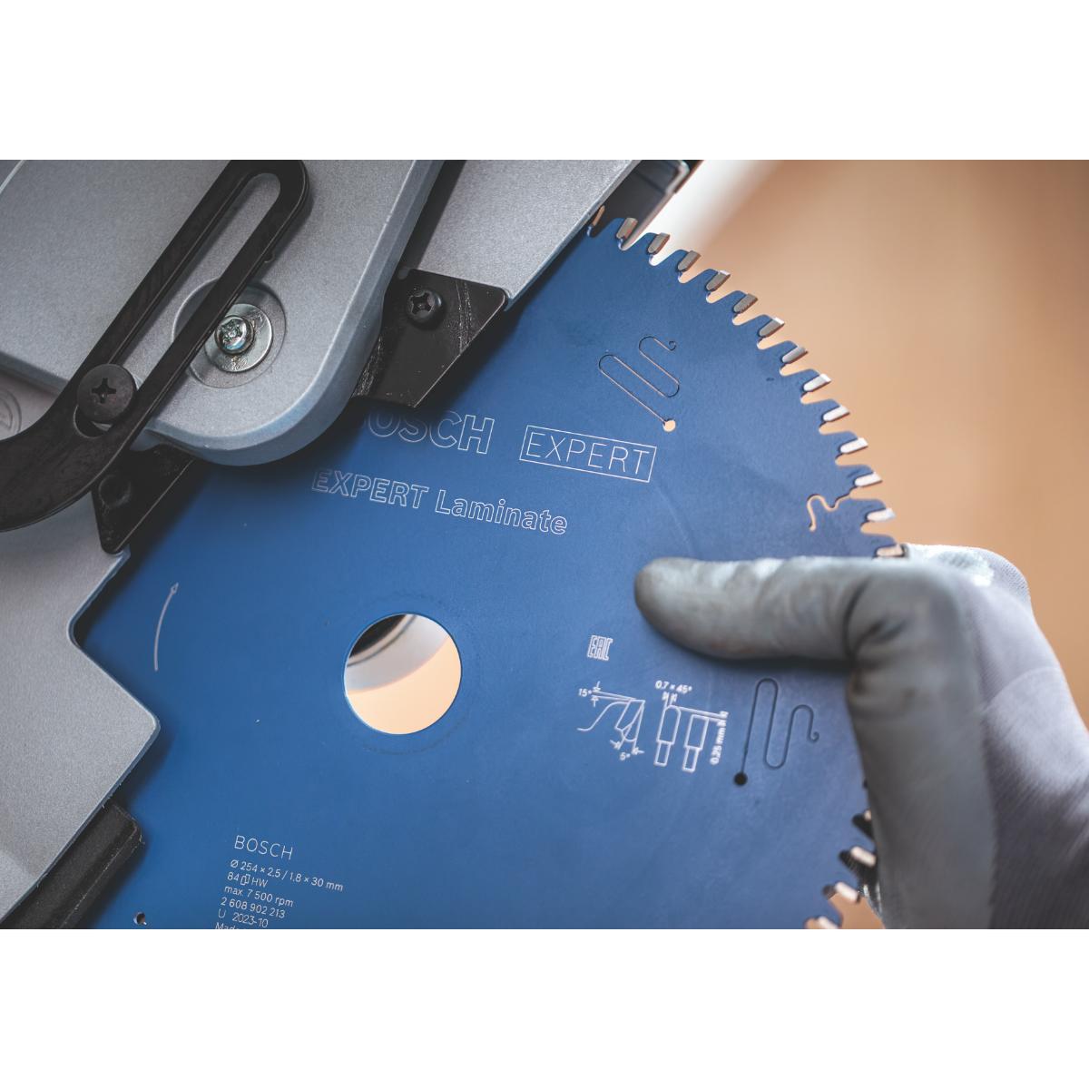 Bosch EXPERT Laminat Kreissägeblatt, 254x30 mm, Z84