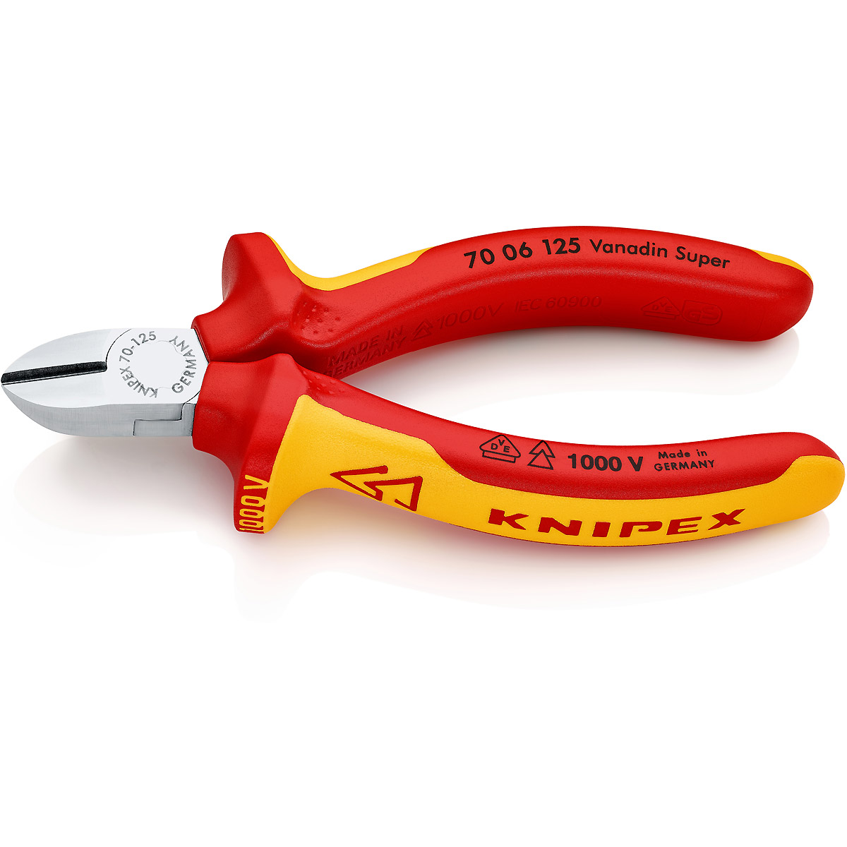 KNIPEX Seitenschneider isoliert, VDE-geprüft