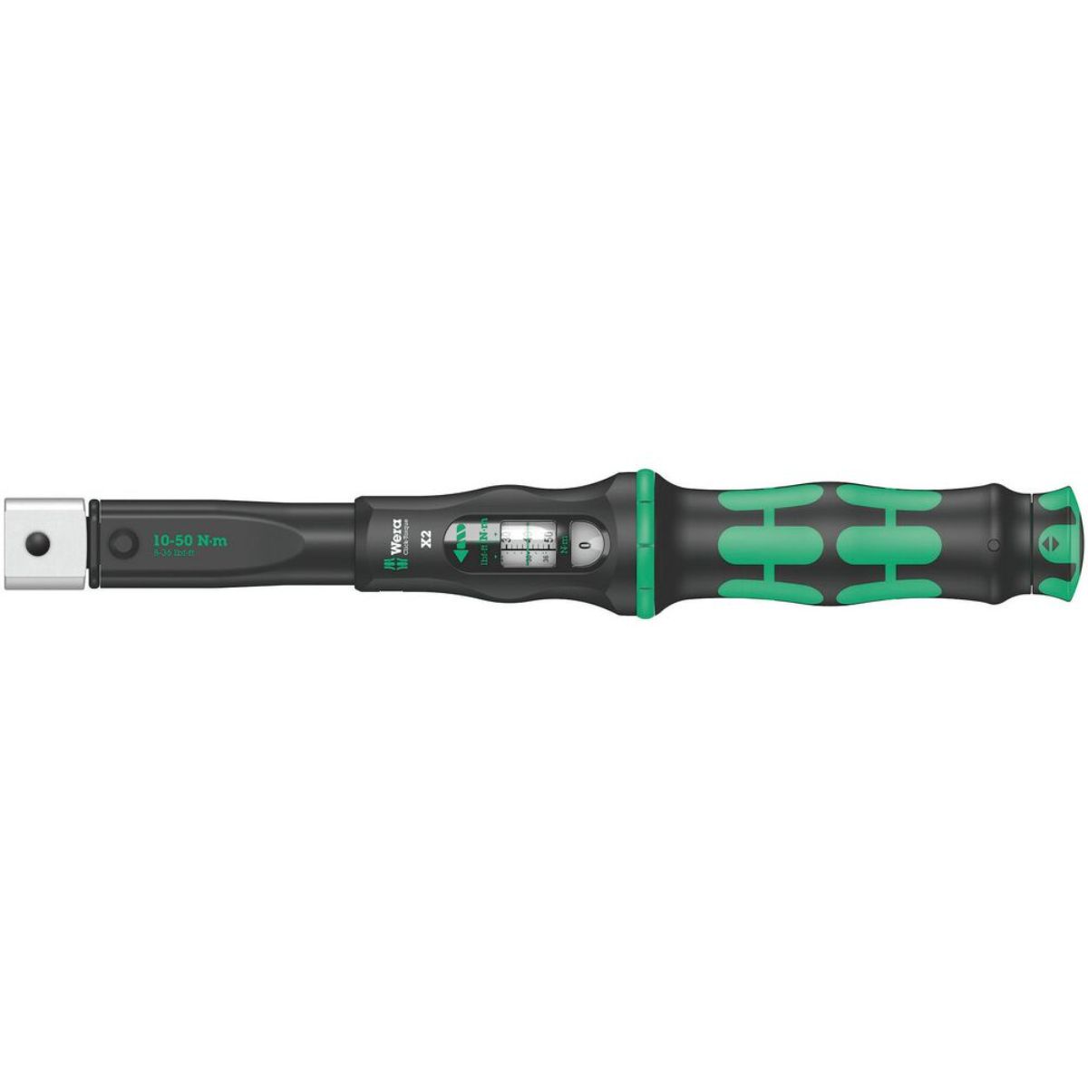 Wera Click-Torque X 2 Drehmomentschlüssel für Einsteckwerkzeuge, 10-50 Nm