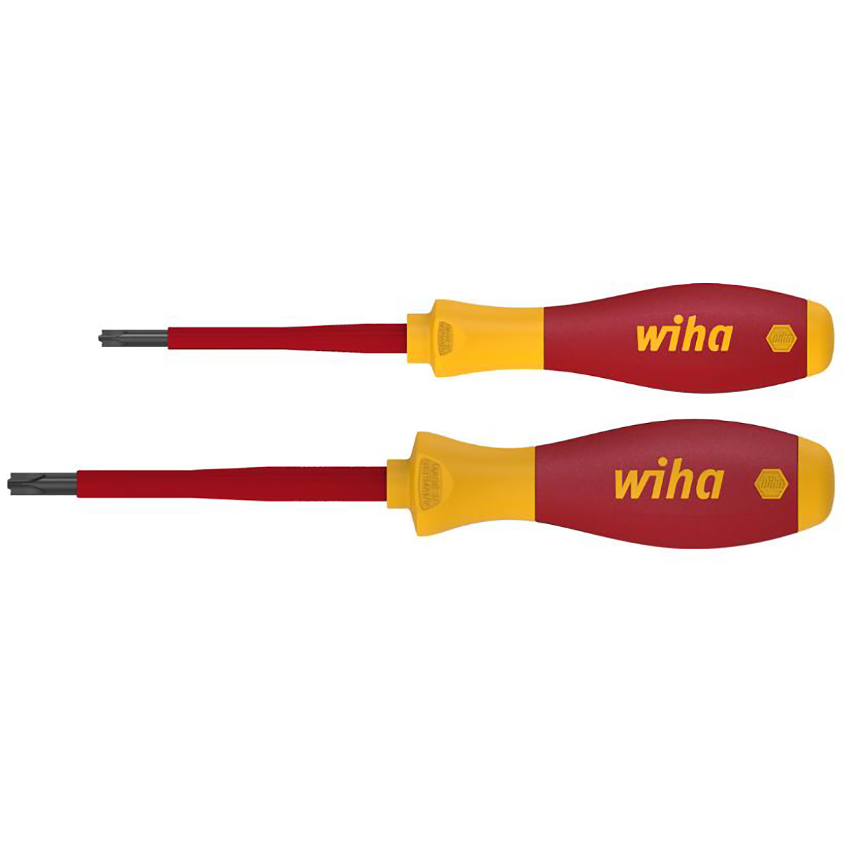 Wiha Schraubendreher Set SoftFinish electric PlusMinus/Phillips 2-teilges Set auf SB-Karte