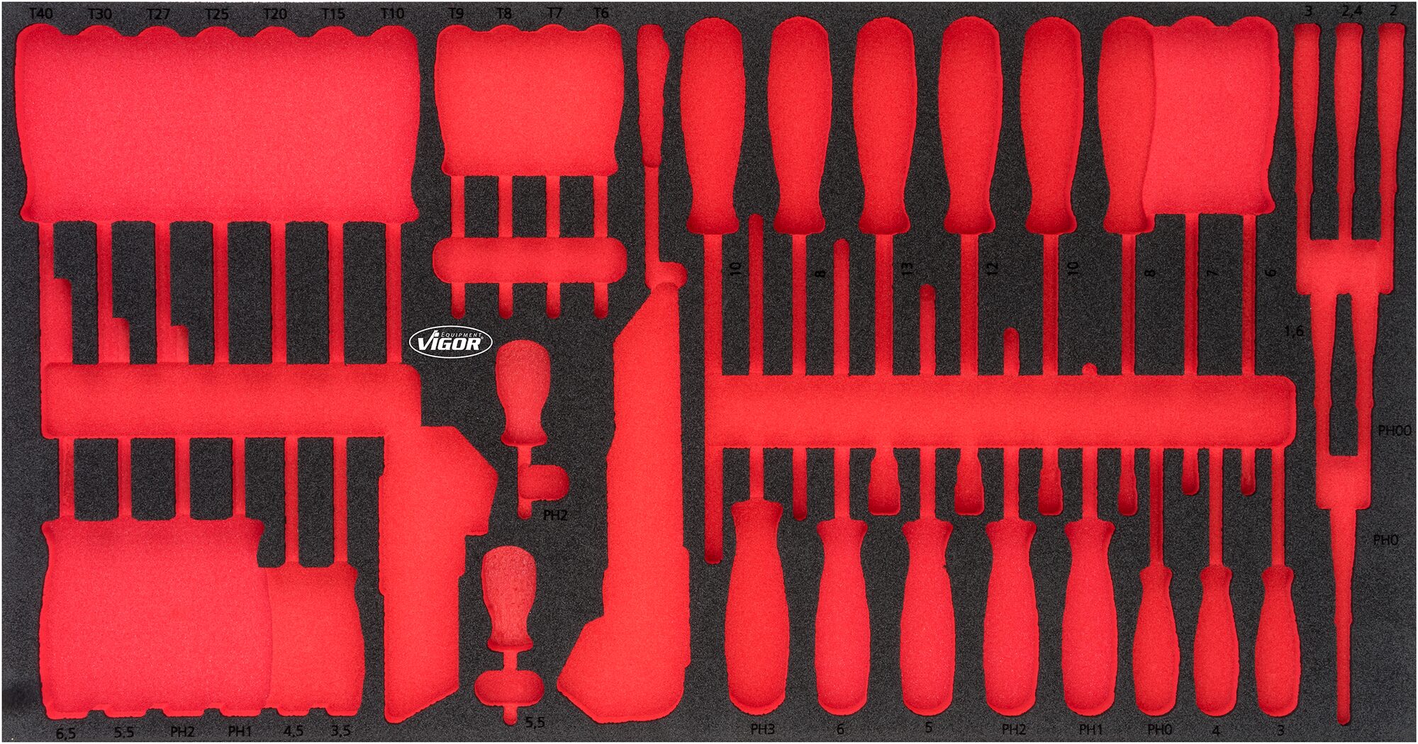 VIGOR Weichschaum-Einlage, leer, V5170-L