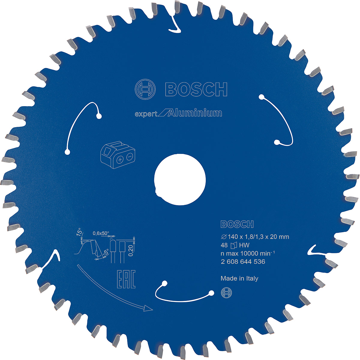 Bosch Akku-Kreissägeblatt Expert for Aluminium