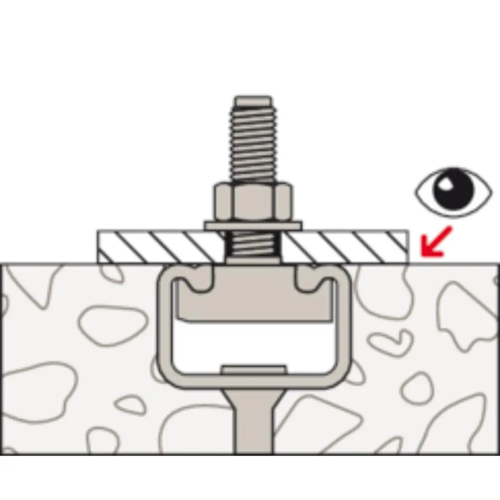 Fischer Hammerkopfschraube InnoLock FBC S 225 M12x60 8.8 hdg