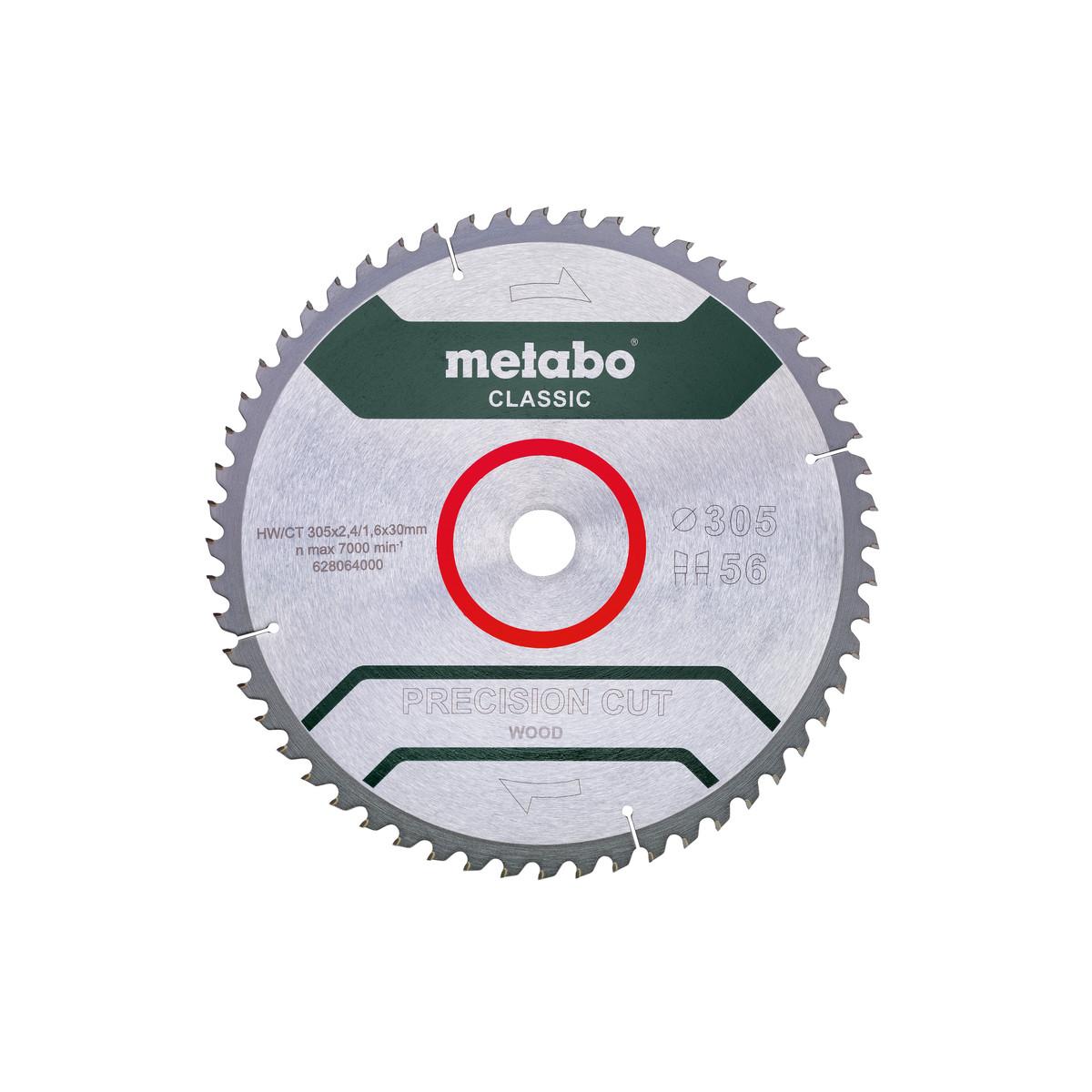 Metabo Sägeblatt precision cut wood - classic WZ 5°neg / - Karton