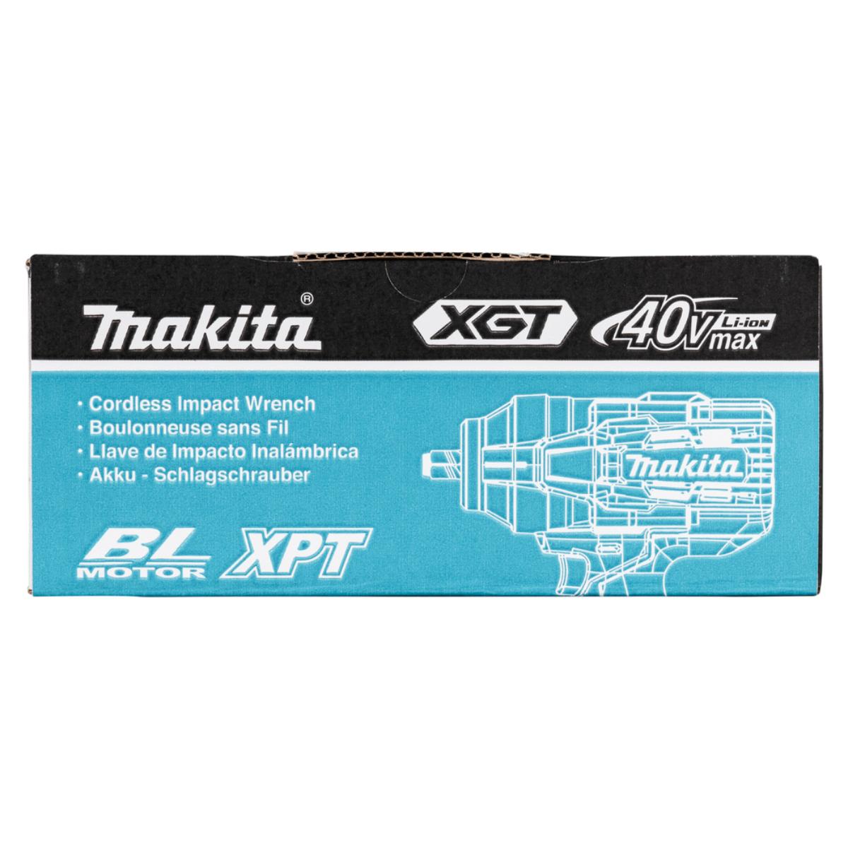 Makita Akku-Schlagschrauber XGT - 40V max. - 1/2 Zoll - 1.700 Nm - 0 - 1.800 U/min - TW002GZ