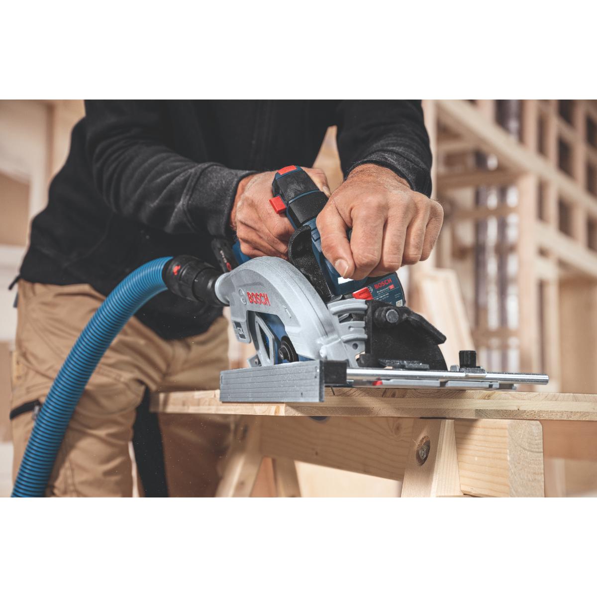 Bosch Akku-Kreissäge GKS 18V-57-2 GX,Karton + FSN 44