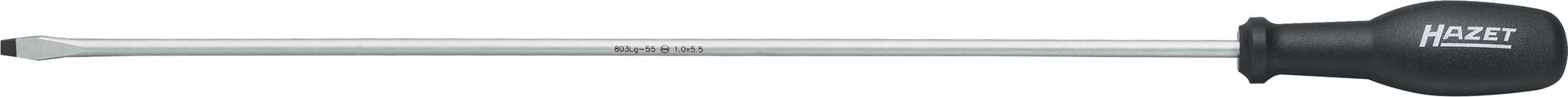 HAZET Schraubendreher trinamic Schlitz Profil 1 x 5.5 mm extra lange Ausführung