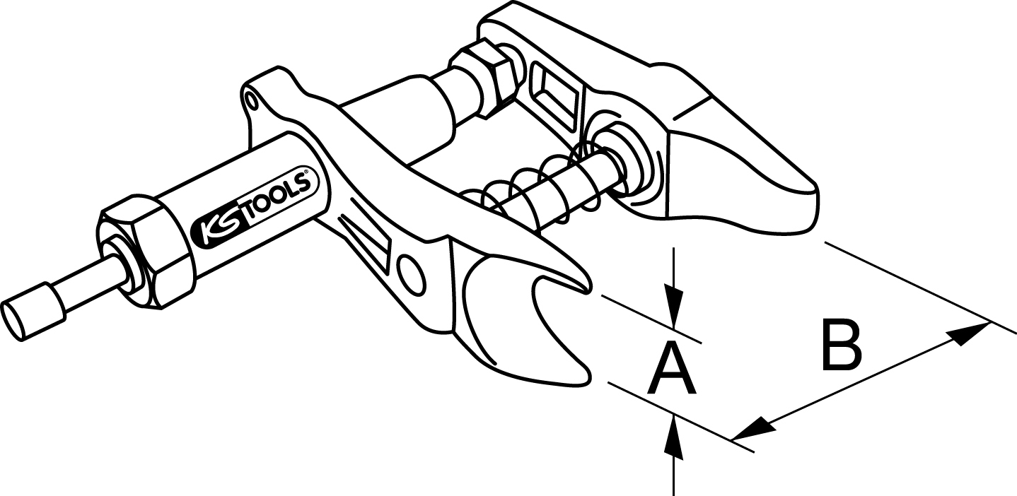 KS Tools Universal-Kugelgelenk-Ausdrücker, 36mm