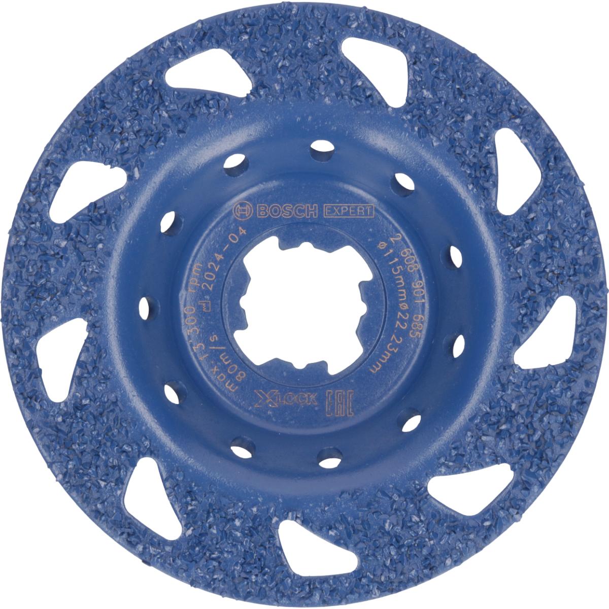 Bosch EXPERT Multi Material Carbide-Topfscheibe medium X-LOCK, 115 mm, 22,23 mm