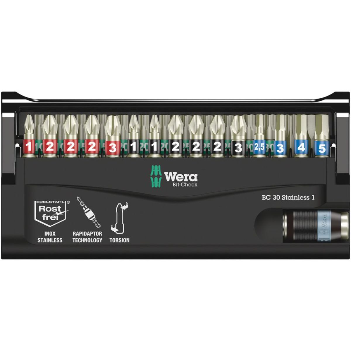 Wera Bit-Check 30 Stainless 1, 30-teilig