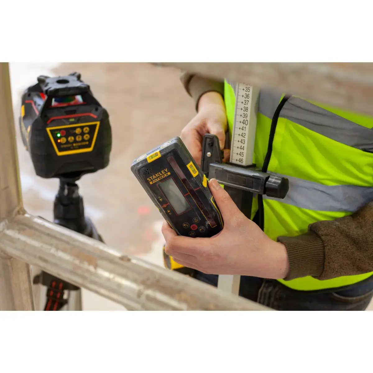 STANLEY FATMAX Digitaler Empfänger für rote Rotationslaser