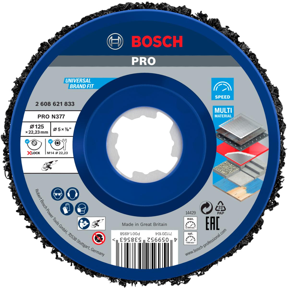 Bosch PRO X-LOCK N377 Reinigungssch. Metall, X-LOCK, SiC