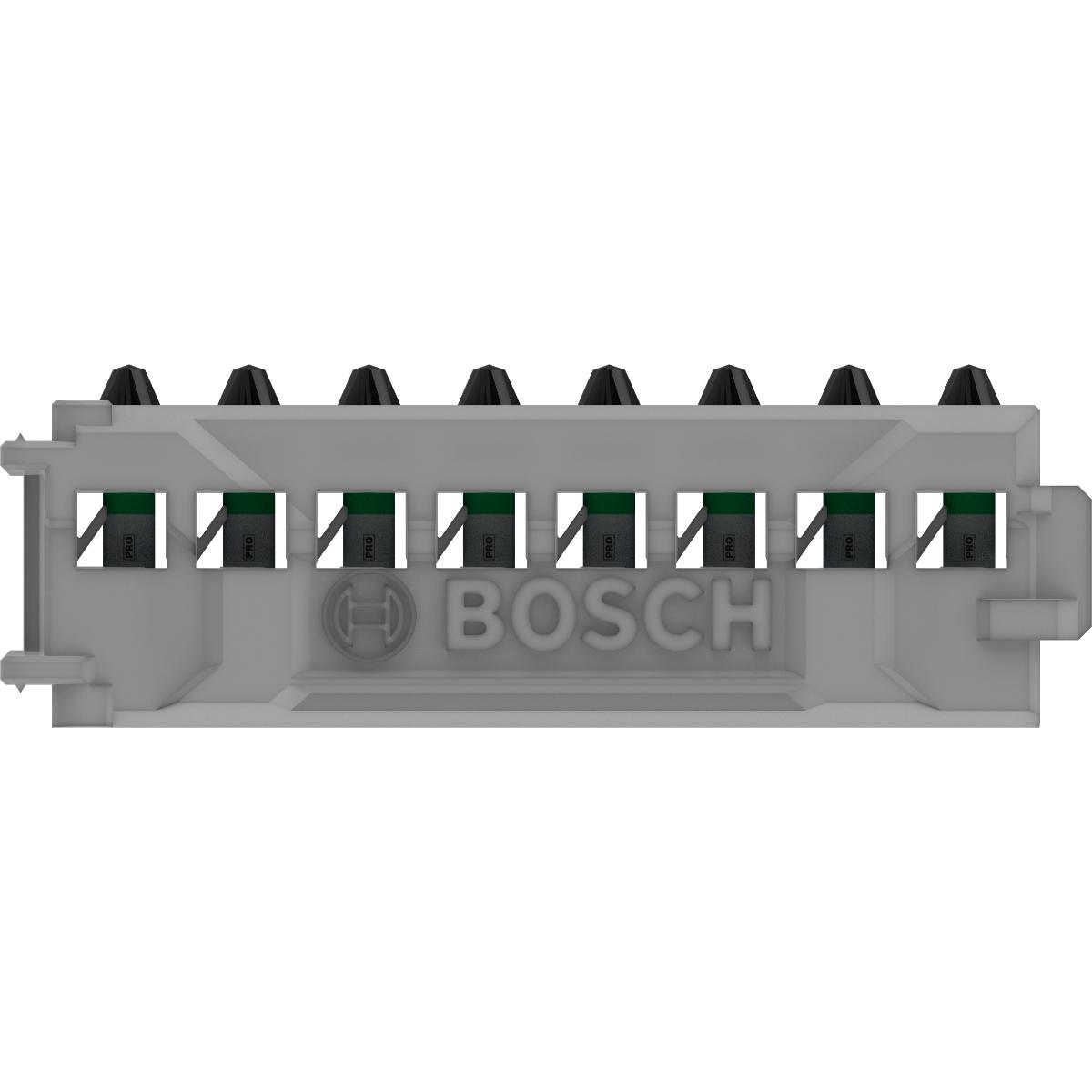 Bosch PRO Schrauberbit-Set Impact Control, 8-teilig, PZ2