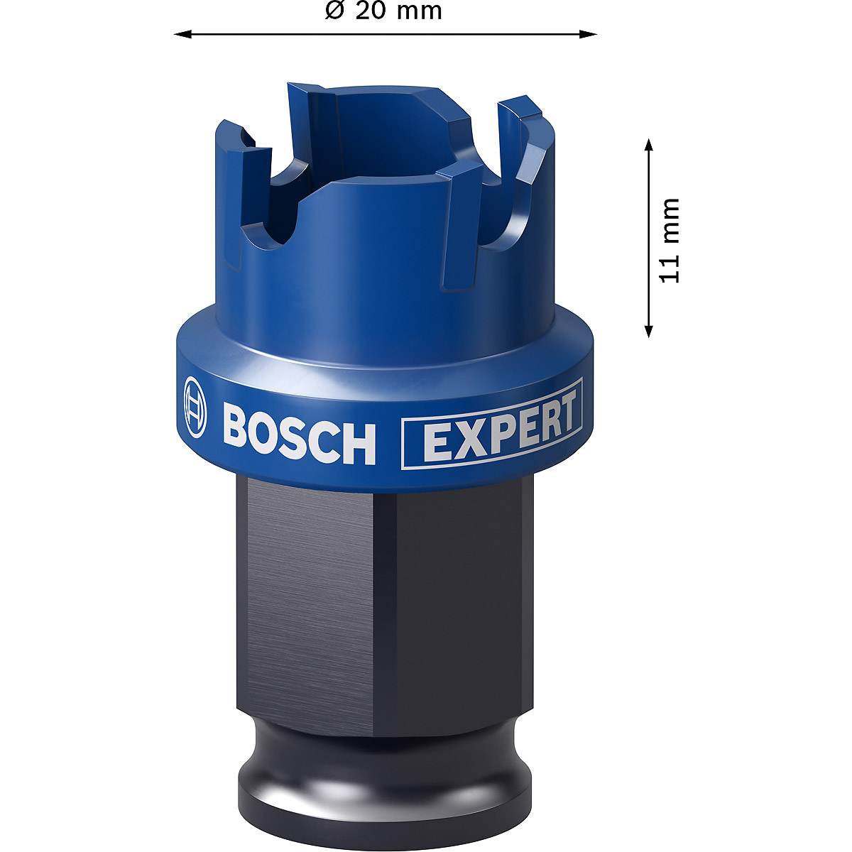 Bosch EXPERT Sheet Metal Lochsäge, 20 x 5 mm. Für Dreh- und Schlagbohrer