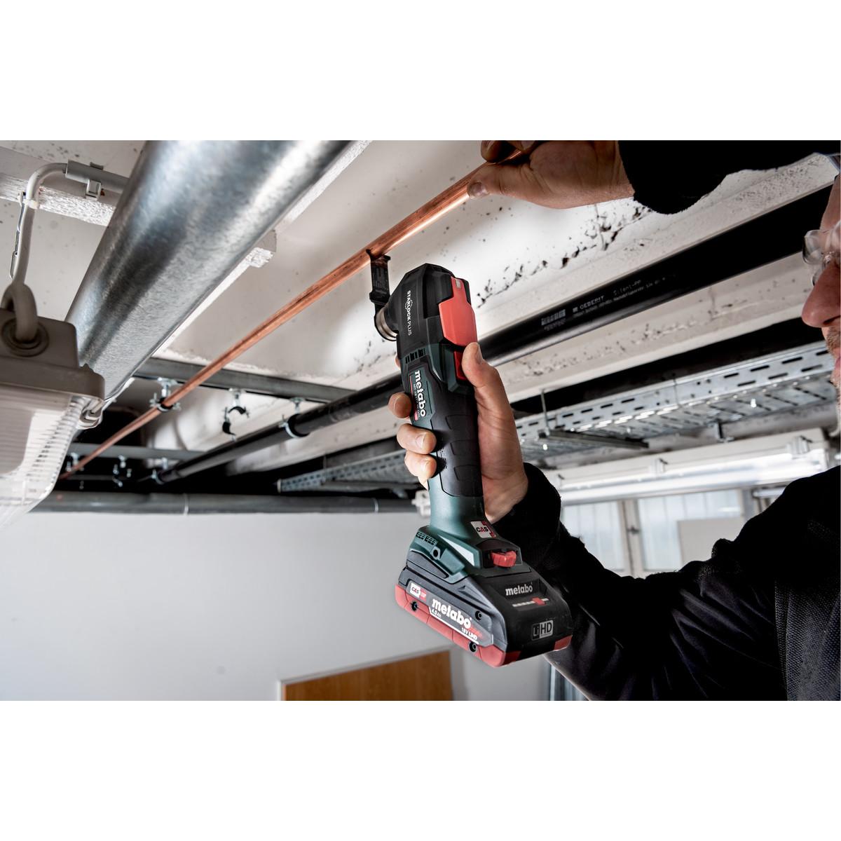 Metabo Akku-Multitool MT 18 LTX BL QSL metaBOX 145 L - 18V 2x4Ah LiHD + ASC 55