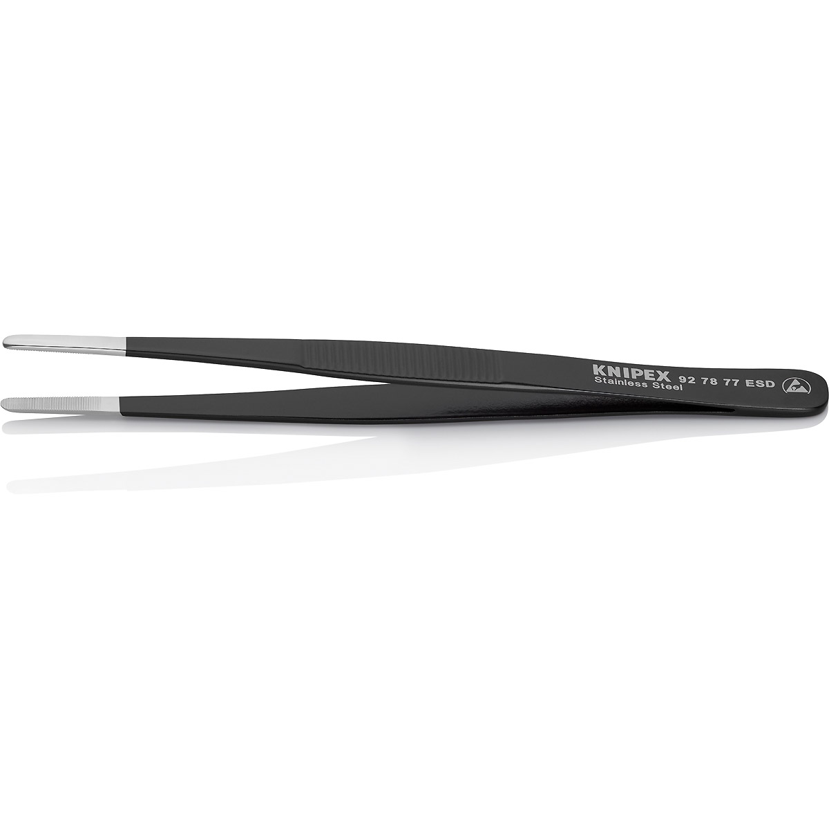 KNIPEX Universalpinzette ESD 145 mm Geriffelt
