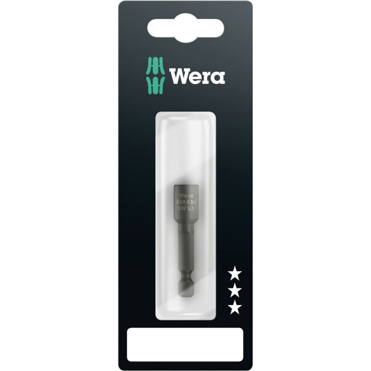 Wera 869/4 M SB Steckschlüsseleinsätze, magnetisch, metrisch