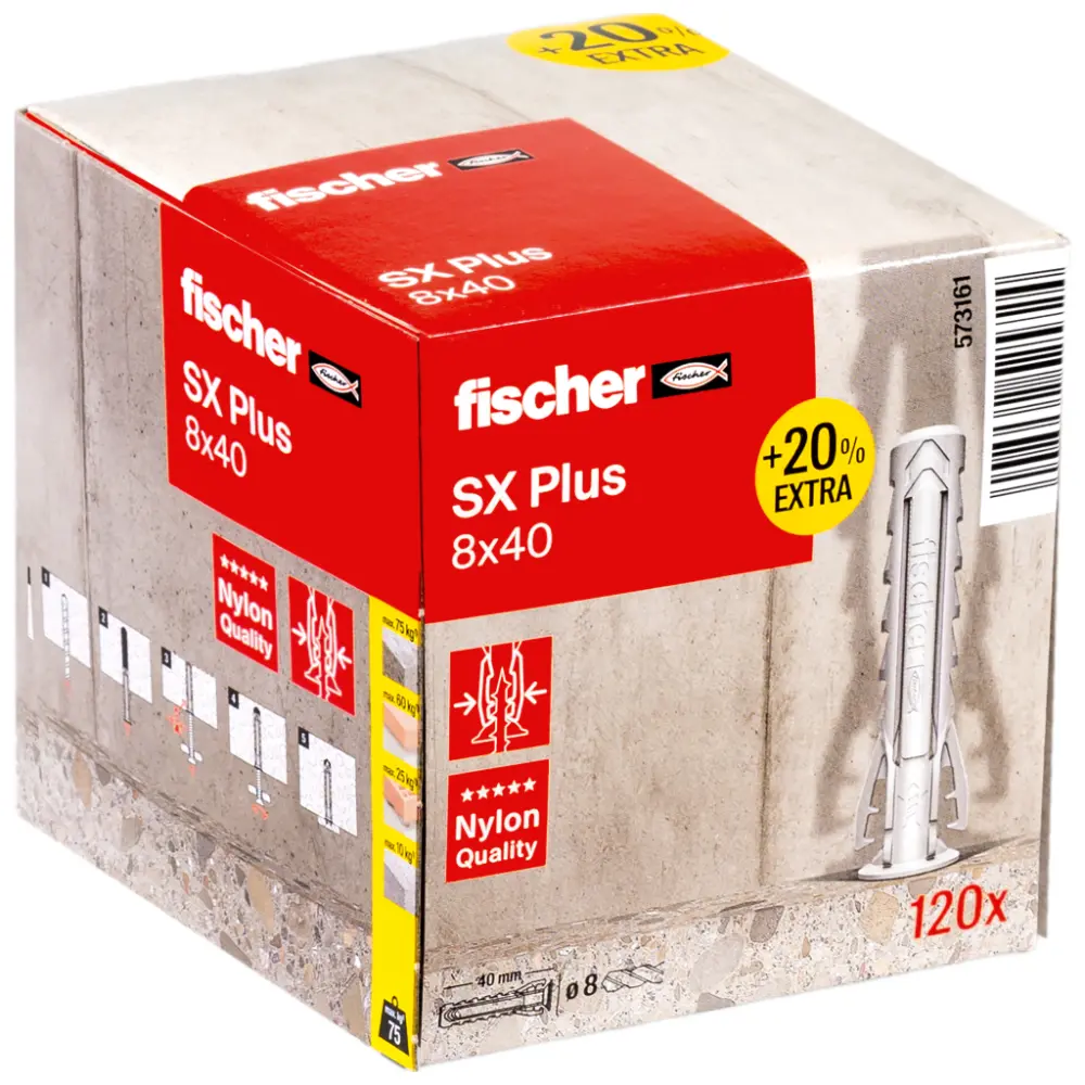 Fischer Spreizdübel SX Plus 8x40 +20%