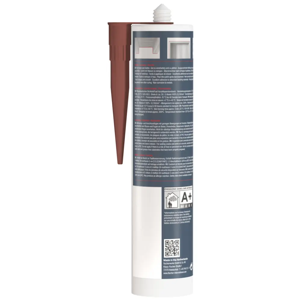 Fischer Universal Acryl Dichtstoff Multi AC 310 ml braun