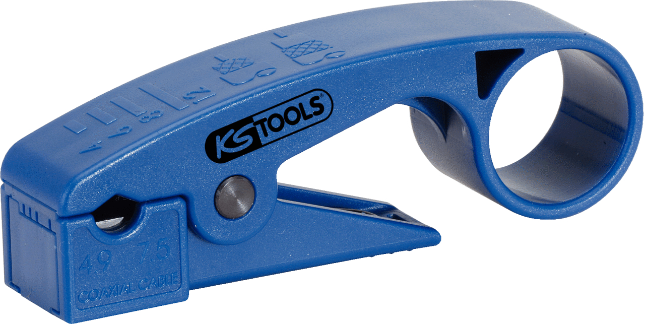 KS Tools Abisolierwerkzeug Koaxialkabel, 7,5mm