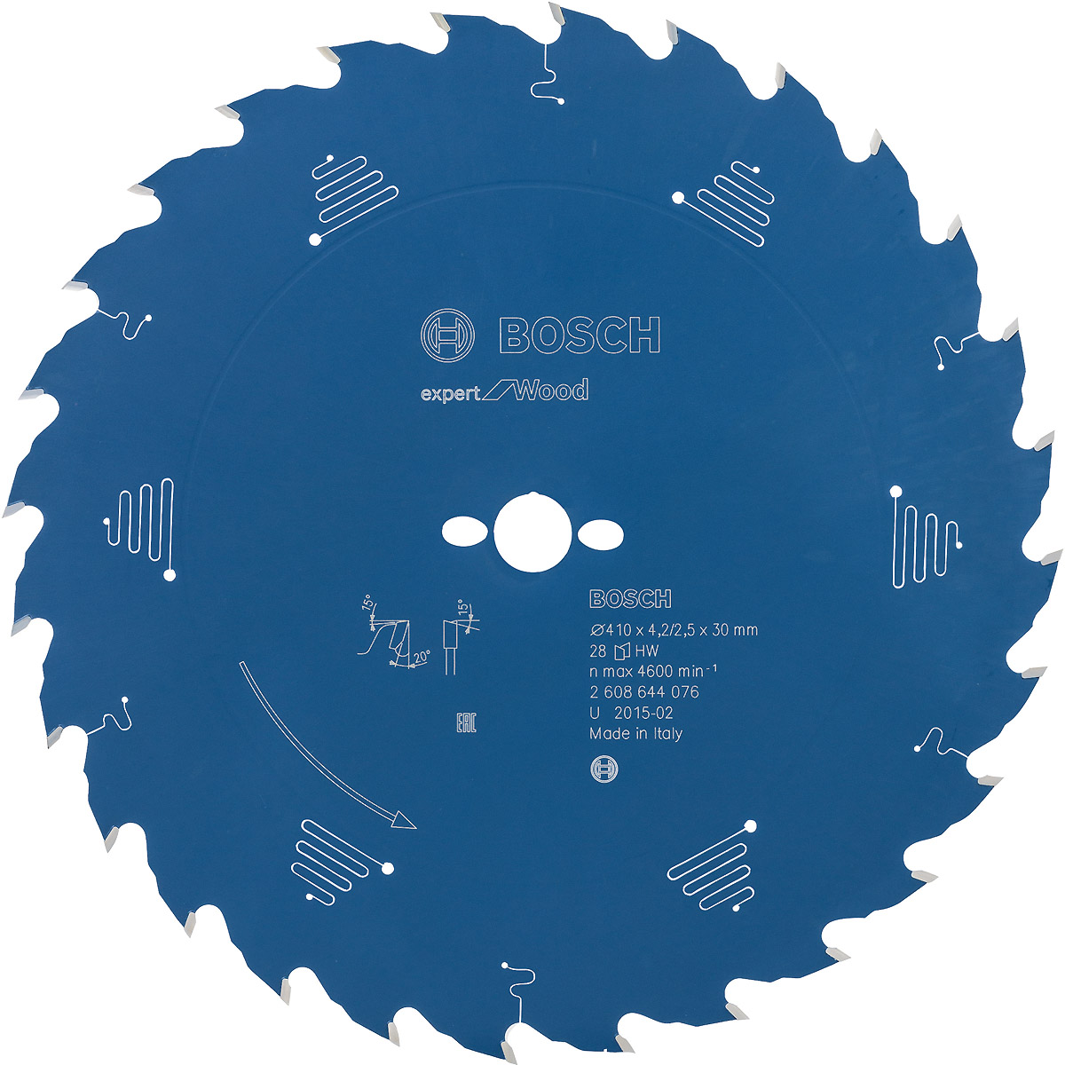Bosch Kreissägeblatt Expert for Wood ø 410 mm