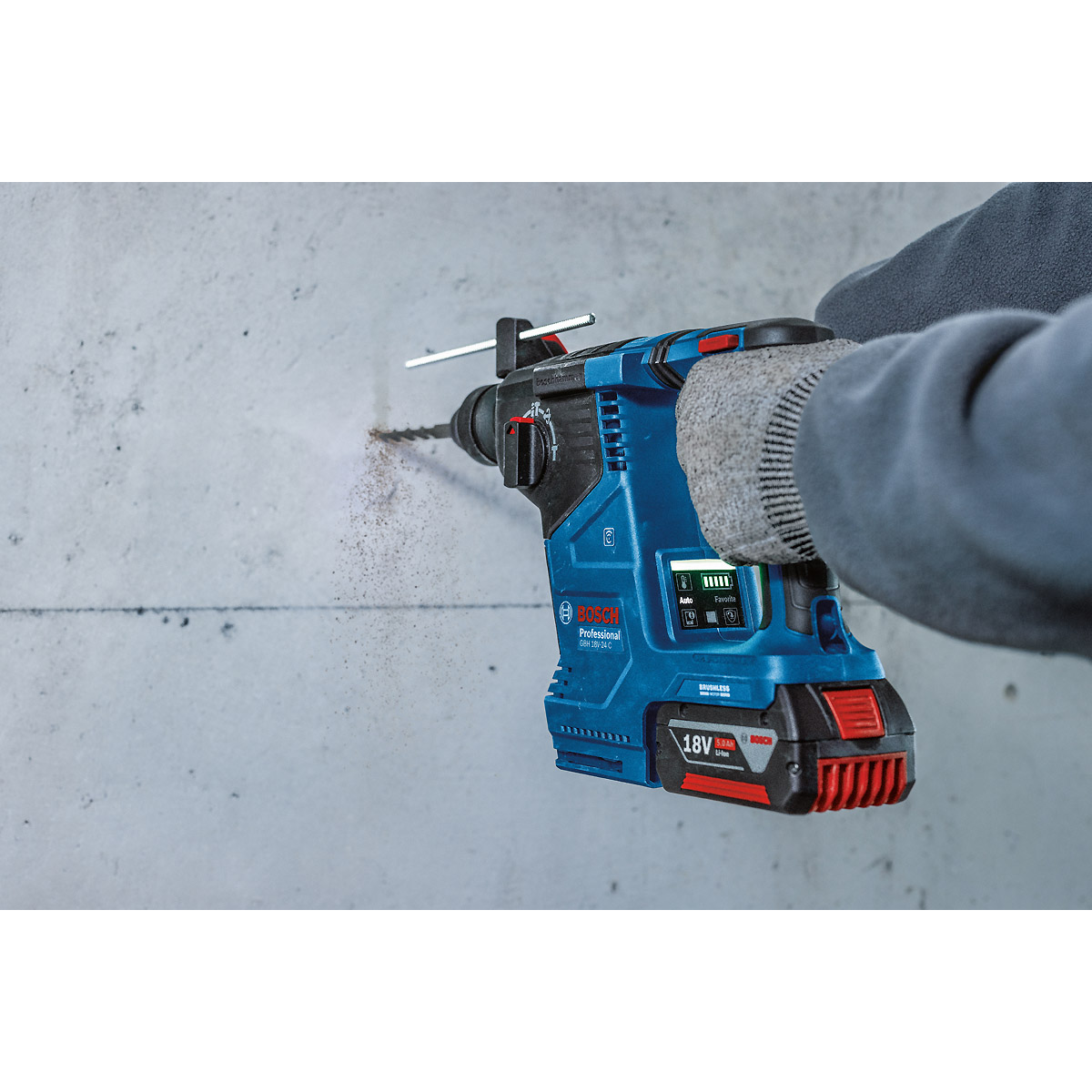 Bosch Akku-Bohrhammer mit SDS plus GBH 18V-24 C Solo