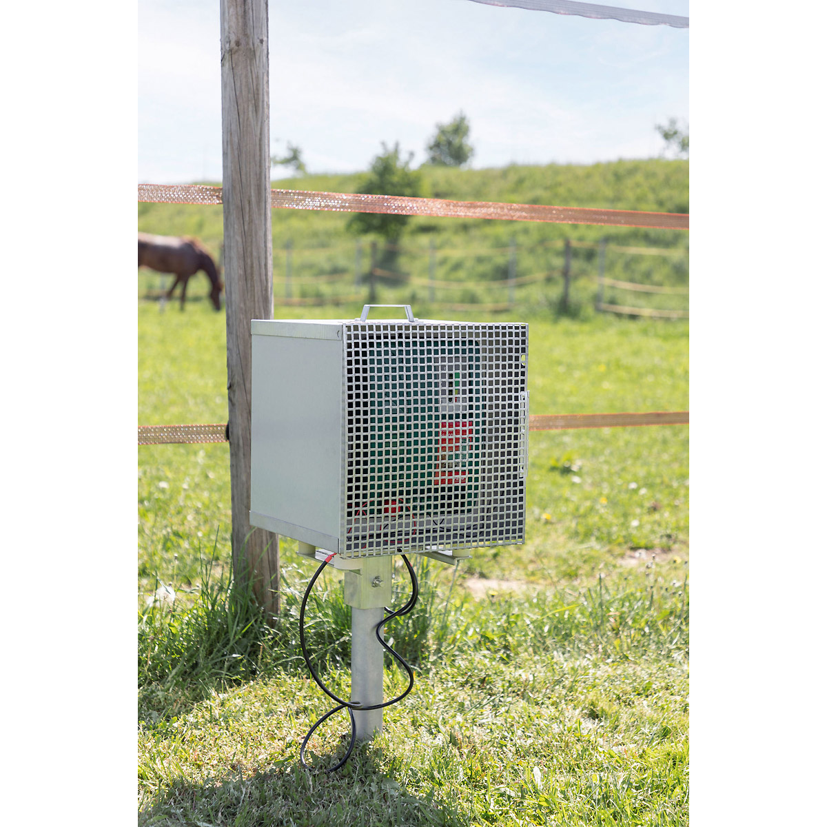 Kerbl Metall-Akkukasten elektrifizierbar