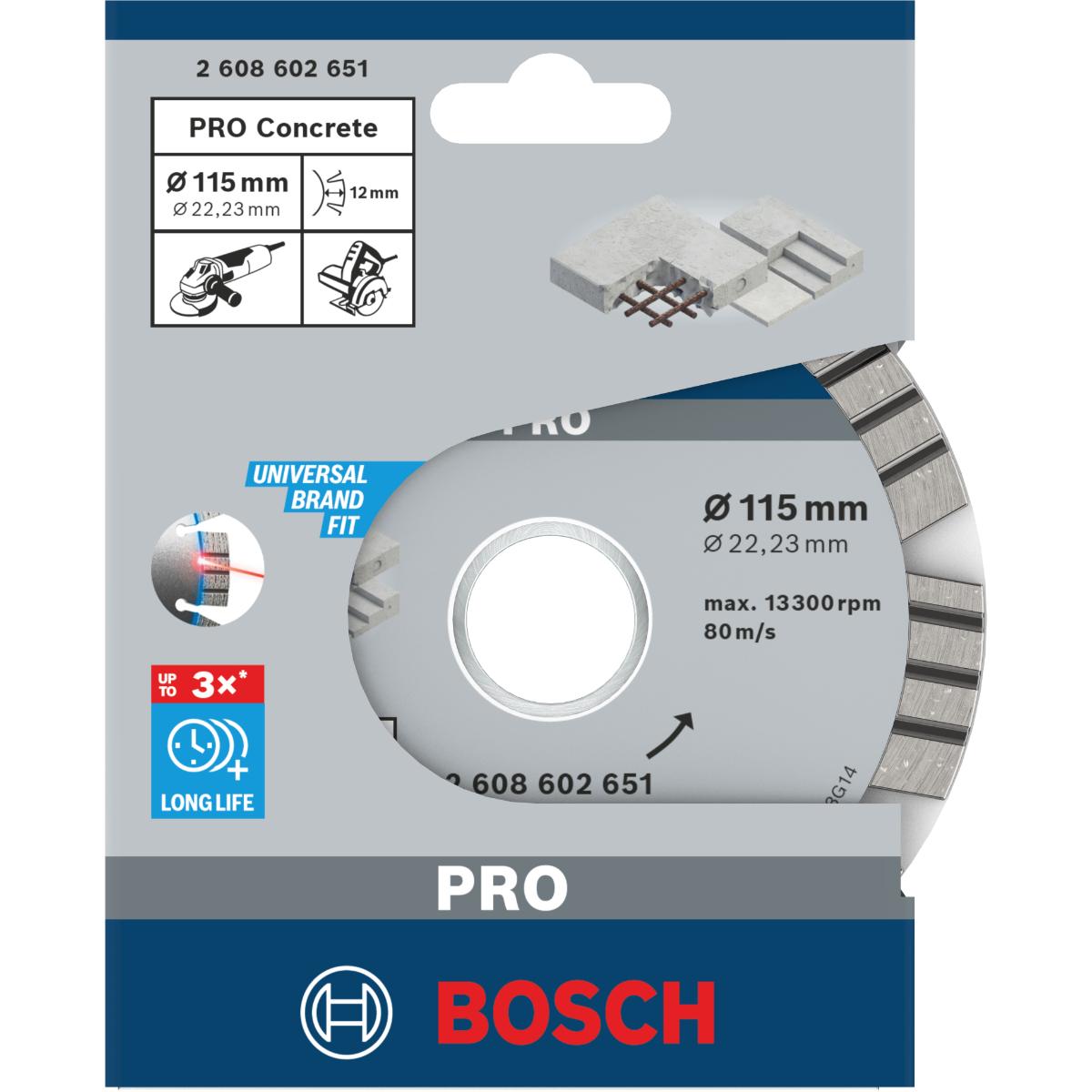 Bosch PRO Diamanttrennscheibe Best for Concrete