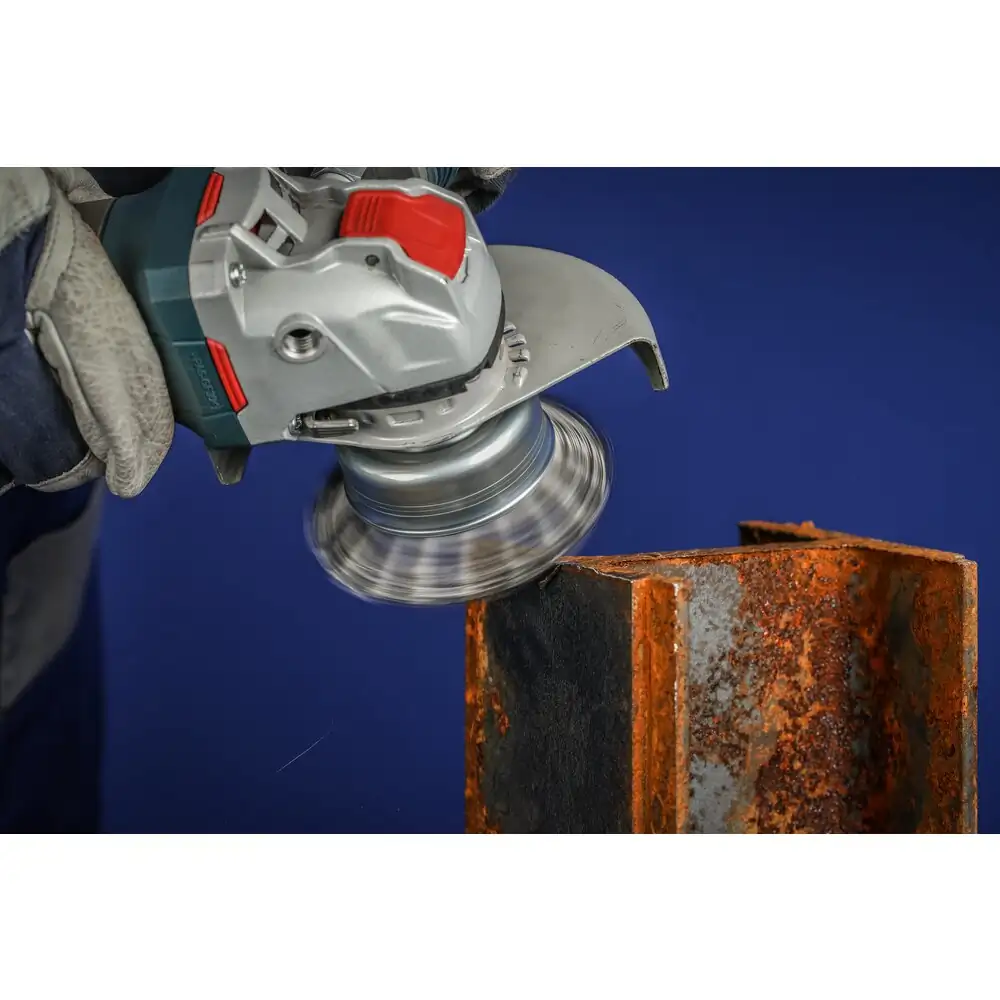 PFERD TOOLS Topfbürste gezopft TBG X-LOCK Stahl-Draht für Winkelschleifer