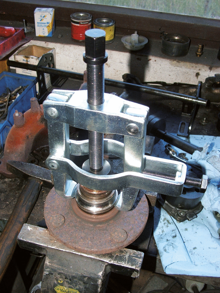 KS Tools Universal-Lagerring-Abzieher 2-armig mit Spannbügel, 90mm