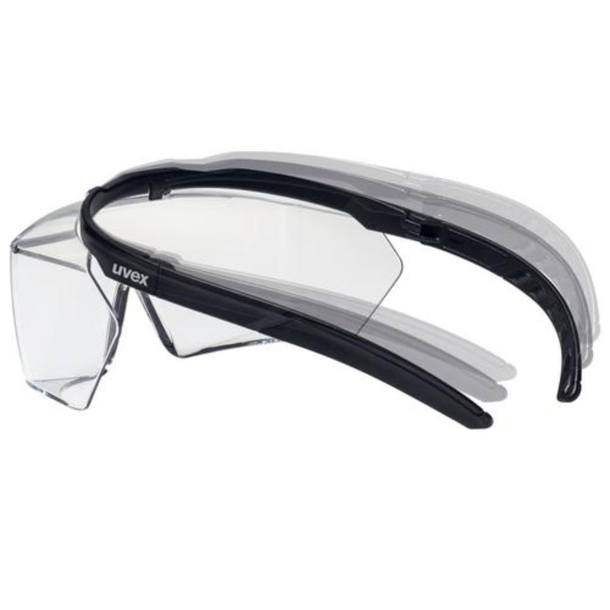 uvex OTG plus Überbrille beidseitig extrem kratzfest & chemikalienbeständig