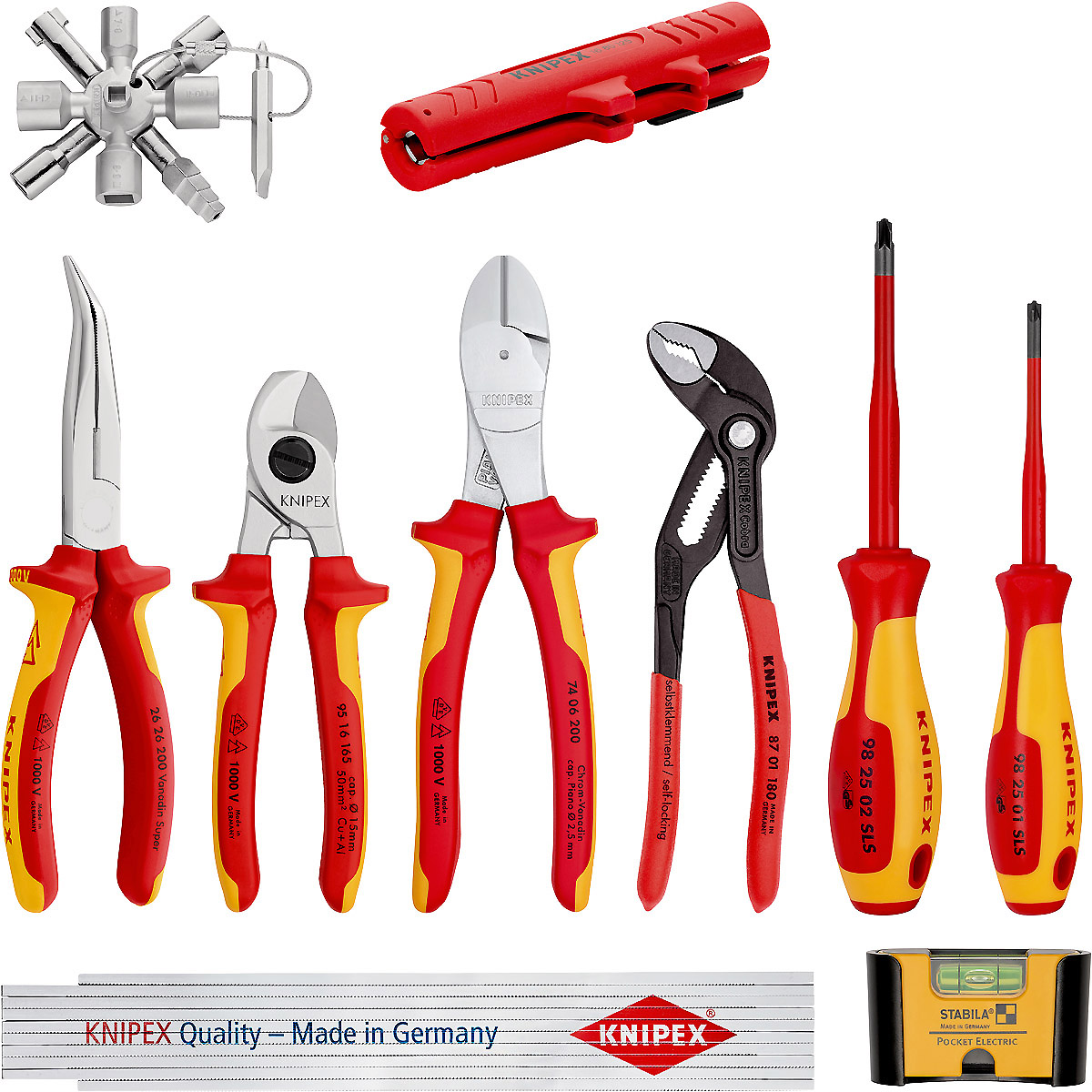KNIPEX Erweiterungsset Elektro 1 372 mm