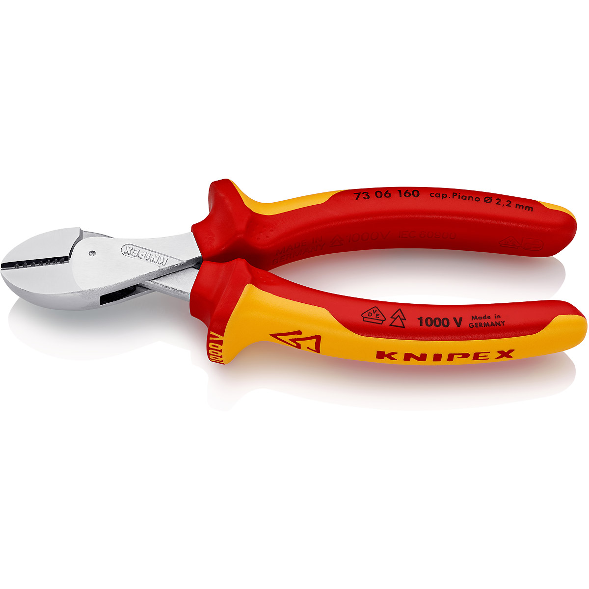 KNIPEX X-Cut Kompakt-Seitenschneider verchromt